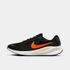 Nike Men's Revolution 7 Road Running Shoes In Black/astronomy Blue/sail/hyper Crimson