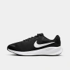Nike Men's Revolution 7 Road Running Shoes (extra Wide Width) In Black/white
