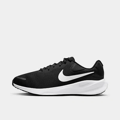 Nike Men's Revolution 7 Road Running Shoes (extra Wide Width) In Black/white