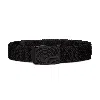 Nike Men's Ribbed Web Belt In Black