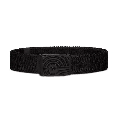 Nike Men's Ribbed Web Belt In Black