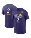 Nike Men's Rickea Jackson Purple Los Angeles Sparks Explorer Edition Name Number T-shirt In Purple