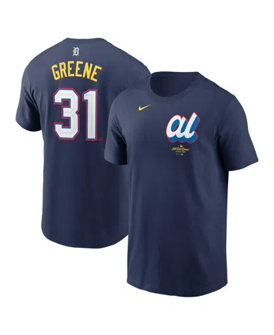 Nike Men's Riley Greene Navy American League 2025 All-star Edition Name Number T-shirt In Blue