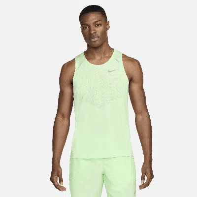 Nike Men's Rise 365 Dri-fit Running Tank Top In Green