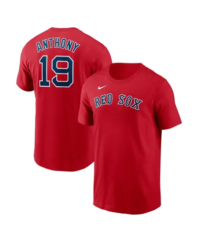 Nike Men's Roman Anthony Red Boston Red Sox Fuse Name Number T-shirt