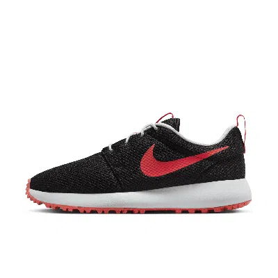 Nike Men's Roshe G Next Nature Golf Shoes In Black/pure Platinum/crimson