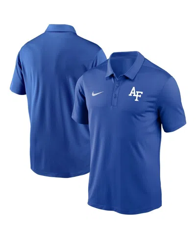 Nike Men's Royal Air Force Falcons Victory Solid Performance Polo Shirt In Blue