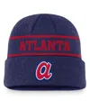 Nike Men's Royal Atlanta Braves Cooperstown Collection Rewind Terra Cuffed Knit Hat In Royal