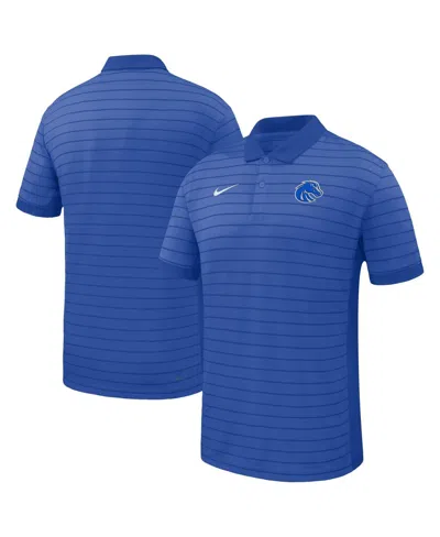 Nike Men's Royal Boise State Broncos 2025 Early Season Coaches Sideline Victory Stripe Performance Polo S In Blue