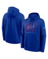Nike Royal Buffalo Bills Busted Play Club Fleece Pullover Hoodie In Blue