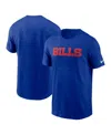Nike Men's Royal Buffalo Bills Primetime Legend Wordmark Performance T-shirt In Royal