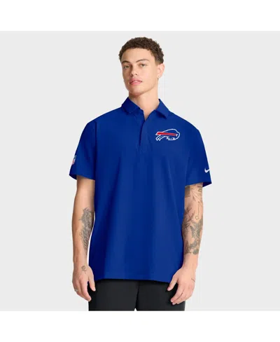 Nike Royal Buffalo Bills Sideline City Pride Woven Performance Polo In Blue