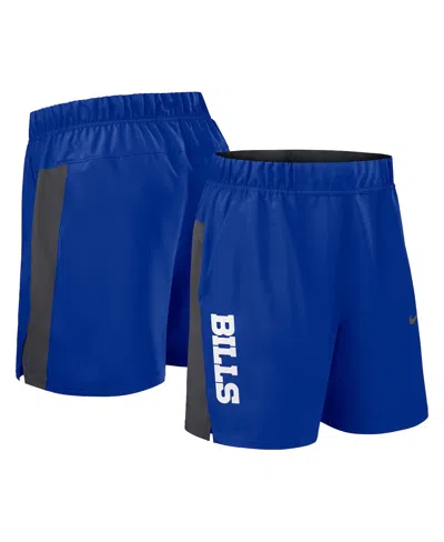 Nike Royal Buffalo Bills Woven Victory Performance Shorts In Blue