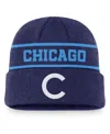 Nike Men's Royal Chicago Cubs Cooperstown Collection Rewind Terra Cuffed Knit Hat In Royal