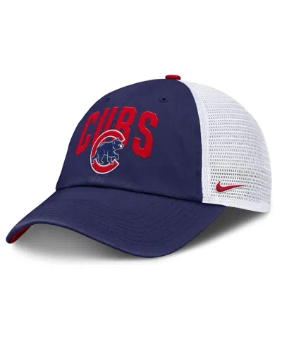 Nike Men's Royal Chicago Cubs Primetime Club Adjustable Trucker Hat In Blue