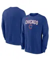 Nike Men's Royal Chicago Cubs Pullover Sweatshirt In Royal