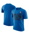 Nike Dallas Mavericks Courtside  Men's Nba T-shirt In Royal