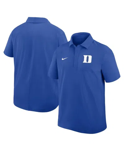 Nike Men's Royal Duke Blue Devils 2025 Coaches Sideline Polo Shirt
