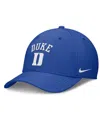 Nike Royal Duke Blue Devils 2025 On-field Rise Performance Flex Hat In Blue