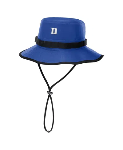 NIKE MEN'S ROYAL DUKE BLUE DEVILS 2025 SIDELINE APEX BOONIE BUCKET HAT