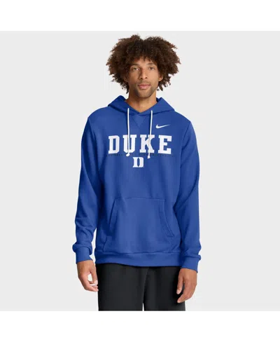 Nike Royal Duke Blue Devils 2025 Sideline Standard Issue Dri-fit Hoodie