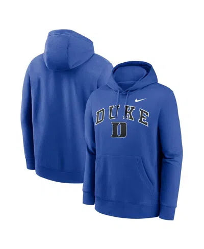 Nike Royal Duke Blue Devils Club Fleece Arch Pullover Hoodie