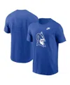 Nike Men's Royal Duke Blue Devils Legacy Alternate Logo T-shirt In Blue
