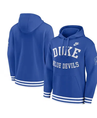 NIKE MEN'S ROYAL DUKE BLUE DEVILS LEGACY RETRO PULLOVER HOODIE