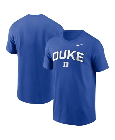 Nike Royal Duke Blue Devils Primetime Arch Stack T-shirt