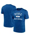 Nike Men's Royal Duke Blue Devils Velocity Mascot Performance T-shirt In Blue