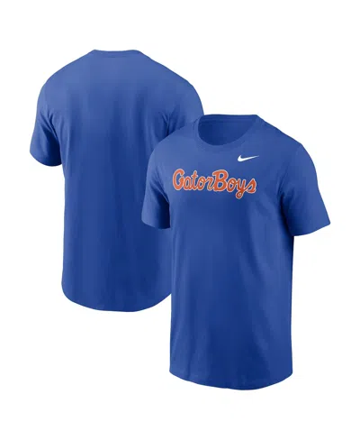 Nike Men's Royal Florida Gators Gator Boys T-shirt In Blue