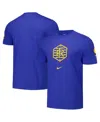 Nike Men's Royal France National Team Localized Core Cotton T-shirt In Royal