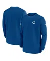 Nike Royal Indianapolis Colts 2024 Sideline Coaches Long Sleeve Top In Blue