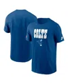 Nike Royal Indianapolis Colts Alt Pack Onside Conversion Performance T-shirt In Blue