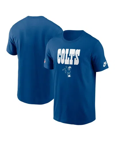 Nike Royal Indianapolis Colts Alt Pack Onside Conversion Performance T-shirt In Blue