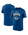 Nike Men's Royal Indianapolis Colts Legend Icon Performance T-shirt In Blue