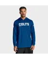 Nike Royal Indianapolis Colts Sideline Pure Fury Performance Long Sleeve Hoodie T-shirt In Blue