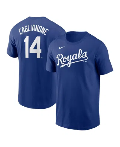 Nike Men's Royal Kansas City Royals Fuse Name Number T-shirt In Blue