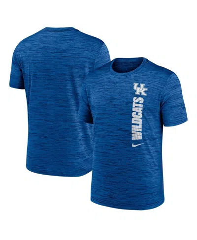Nike Men's Royal Kentucky Wildcats 2024 Sideline Velocity Performance T-shirt