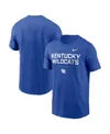 Nike Men's Royal Kentucky Wildcats 2025 Courtside Basketball Performance T-shirt In Blue