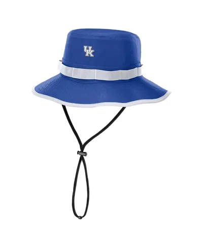 Nike Kids' Men's Royal Kentucky Wildcats 2025 Sideline Apex Boonie Performance Bucket Hat In Blue
