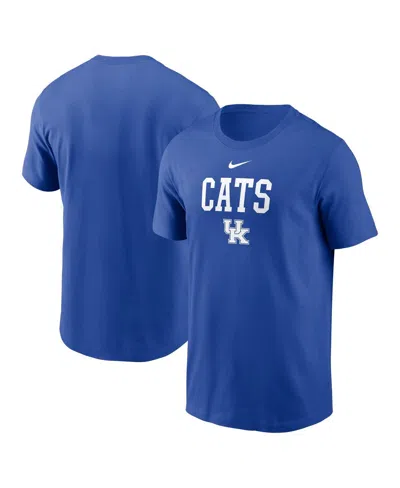Nike Kids' Men's Royal Kentucky Wildcats 2025 Sideline Mantra Performance T-shirt In Blue