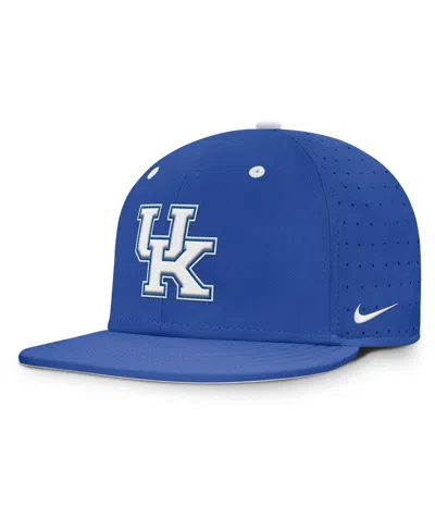 Nike Men's Royal Kentucky Wildcats On-field Dugout True Performance Fitted Hat In Blue
