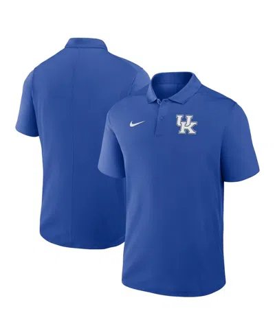 Nike Men's Royal Kentucky Wildcats Primetime Victory Primary Logo Performance Polo Shirt In Blue