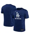 Nike Los Angeles Dodgers Authentic Collection Velocity  Men's Dri-fit Mlb T-shirt In Blue