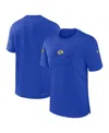 Nike Men's Royal Los Angeles Rams 2023 Sideline Performance T-shirt In Royal