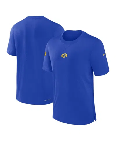 Nike Men's Royal Los Angeles Rams 2023 Sideline Performance T-shirt