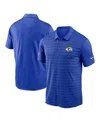 Nike Men's Royal Los Angeles Rams 2024 Sideline Victory Performance Polo In Blue