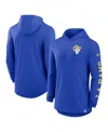 NIKE MEN'S ROYAL LOS ANGELES RAMS BLITZ PULLOVER HOODIE