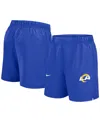 Nike Men's Royal Los Angeles Rams Blitz Victory Performance Shorts In Royal